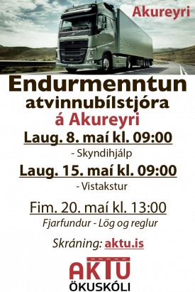 ENDURMENNTUN ATVINNUBLSTJRA  AKUREYRI